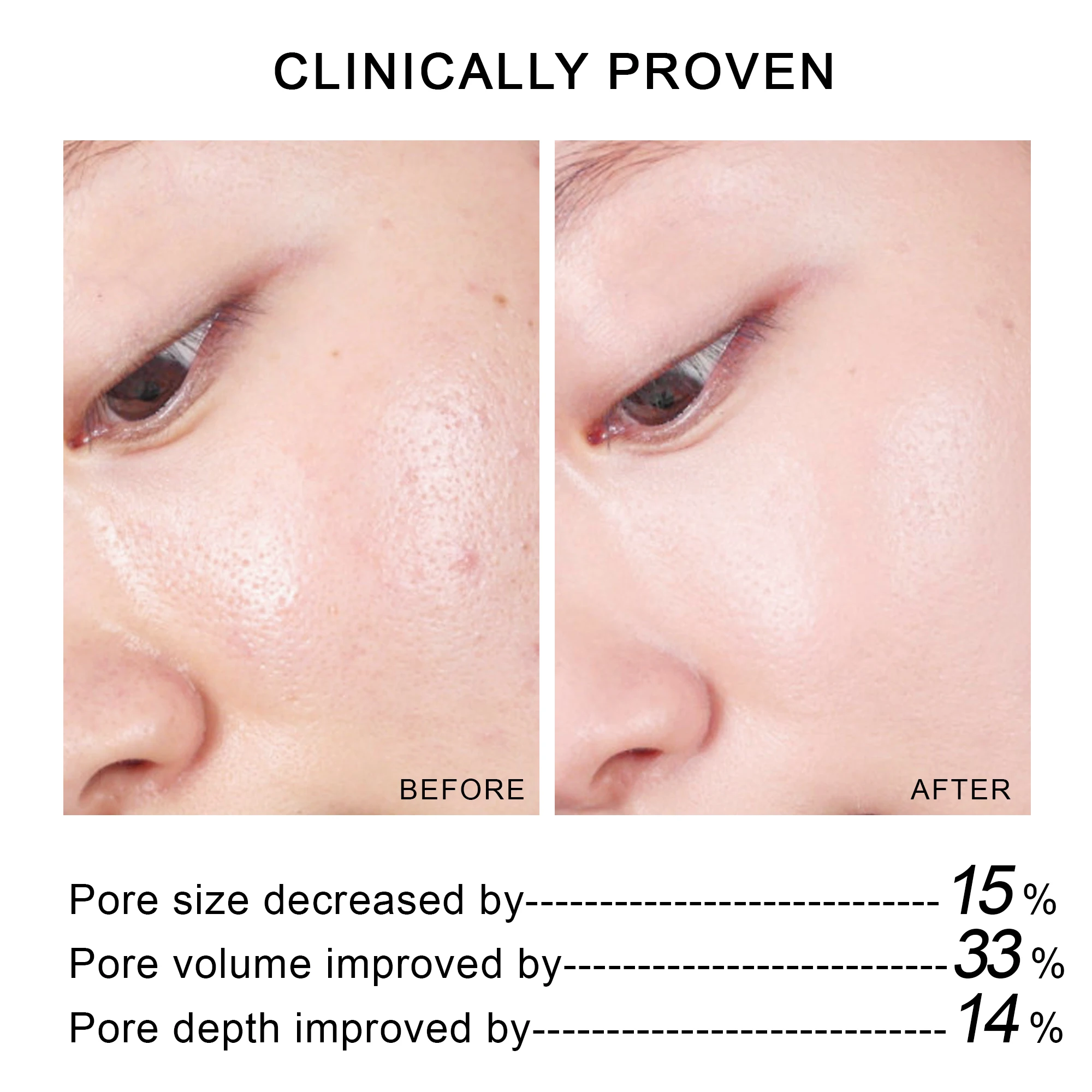 Private Label Face Serum Pore Minimizing Anti-Aging Pore Tightening Collagen Ampoule Skin Care Serum For Face