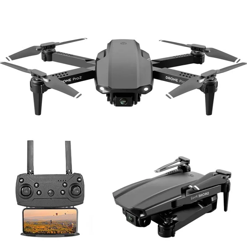 E99 Pro2 Mini Drone 4K Dual Camera WIFI FPV Aerial Photography Helicopter Foldable Quadcopter Dron Toys