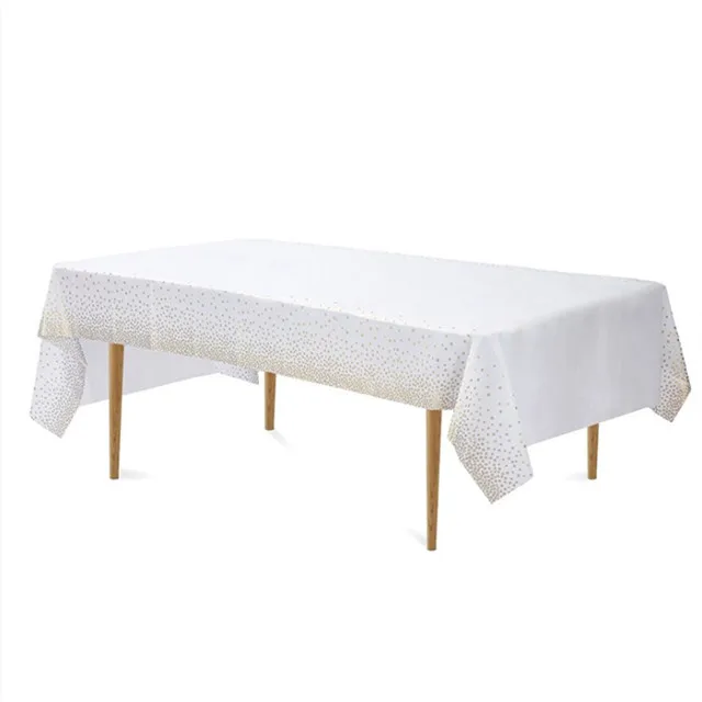 Tablecloth waterproof and oil proof Amazon dot party tablecloth household dustproof PEVA party tablecloth