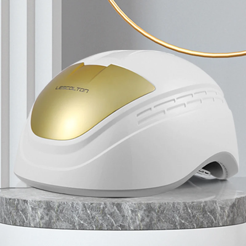 Factory wholesale home use hair regrowth lllt led cap system laser helmet for growth hair regrowth