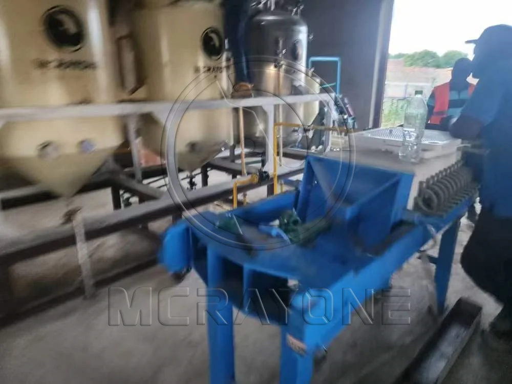 Small oil refinery oil processing equipment with deodorization soybean oil refinery machine