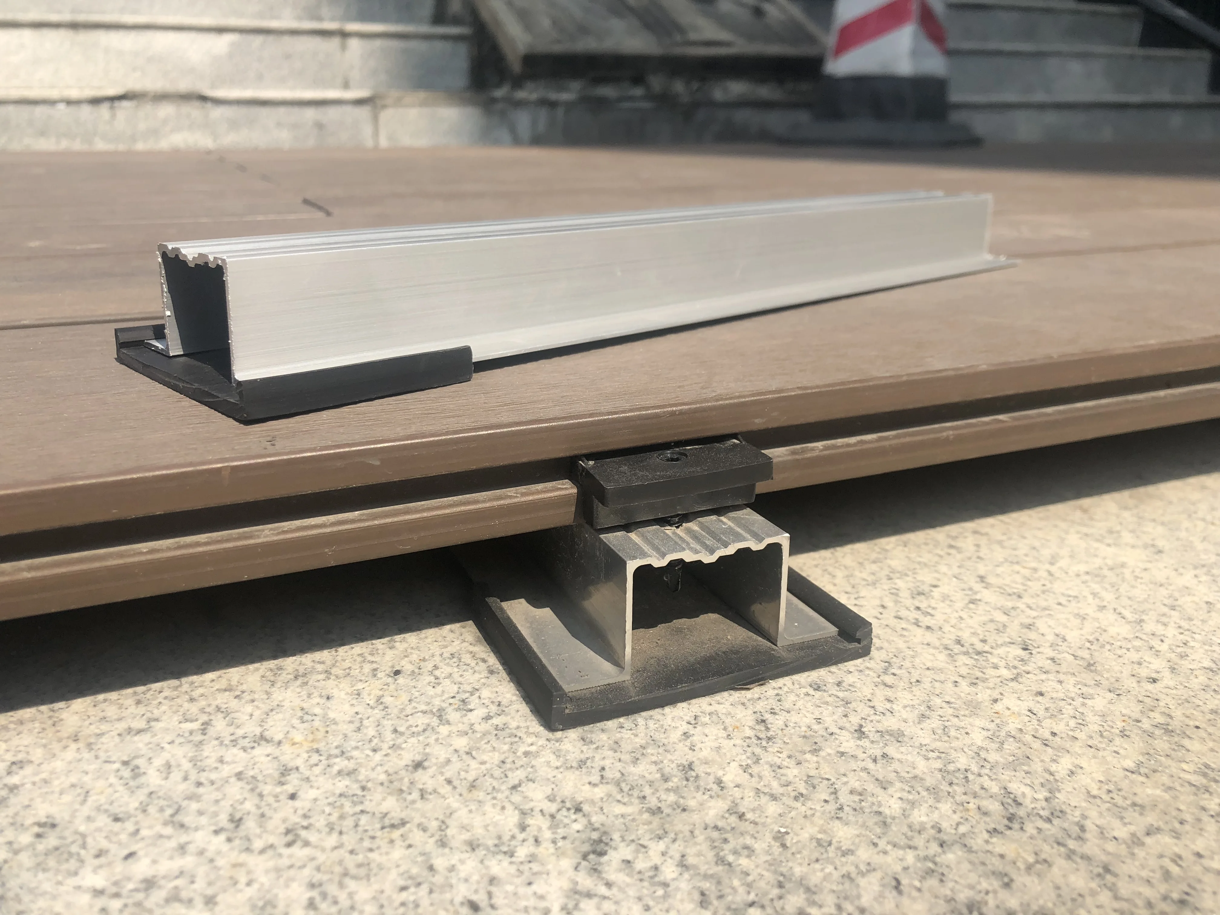 Водонепроницаемый wpc настил аксессуары для пола aluninum joist