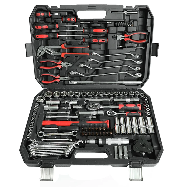 Srunv New 131 Pcs Ferramentas Automotivas Hand Tool Set Socket Ratchet Wrench Screwdriver Bits Auto Repair Toolbox