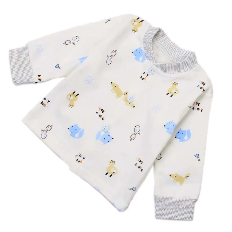 
Baby clothing brand wholesale spring and autumn baby pajamas new design baby underwear 0-3 years old T-shirt 
