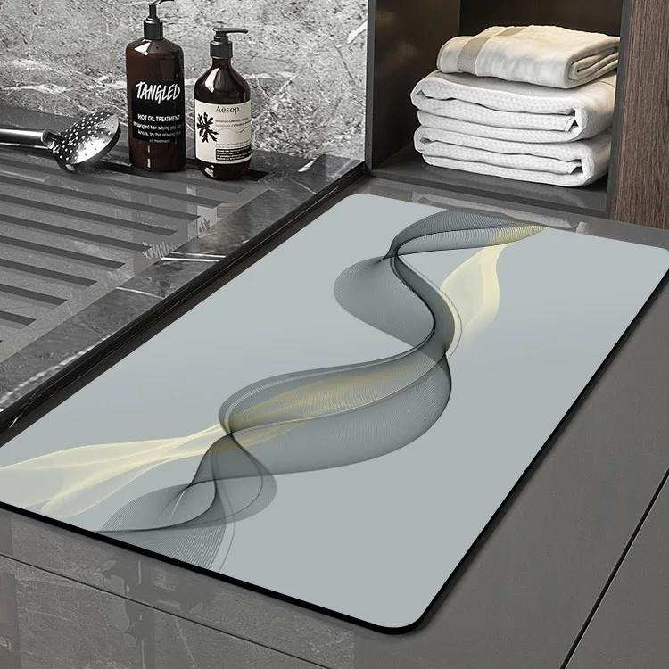 Противоскользящие впитывающие коврики для ванной, быстросохнущие коврики для ванной