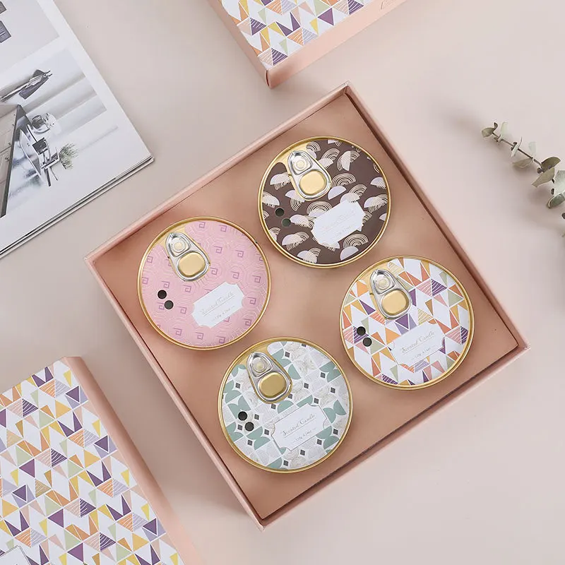 120g Soy Wax Romantic Scented Candles Aromatherapy Wholesale Fragrance Candle Home Decoration Luxury Aromatherapy Can Festivals