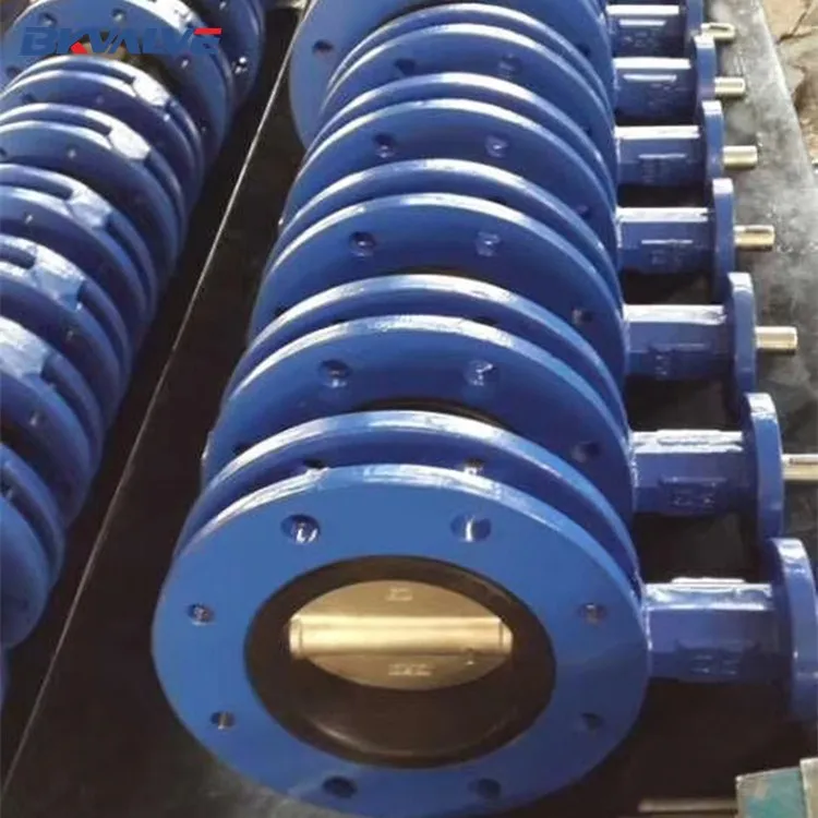 butterfly valve PTFE sealing  PN10/16 soft sealing butterfly valve