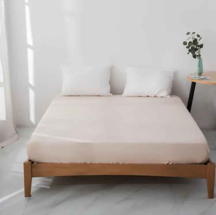 Wholesale Luxury Bamboo Organic Mattress Protector Smooth Breathable Fitted Sheet for Adults for Hotels