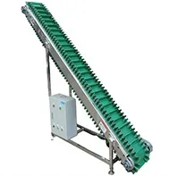 
Incline bucket lifting belt conveyor system, Z type conveyor belt 