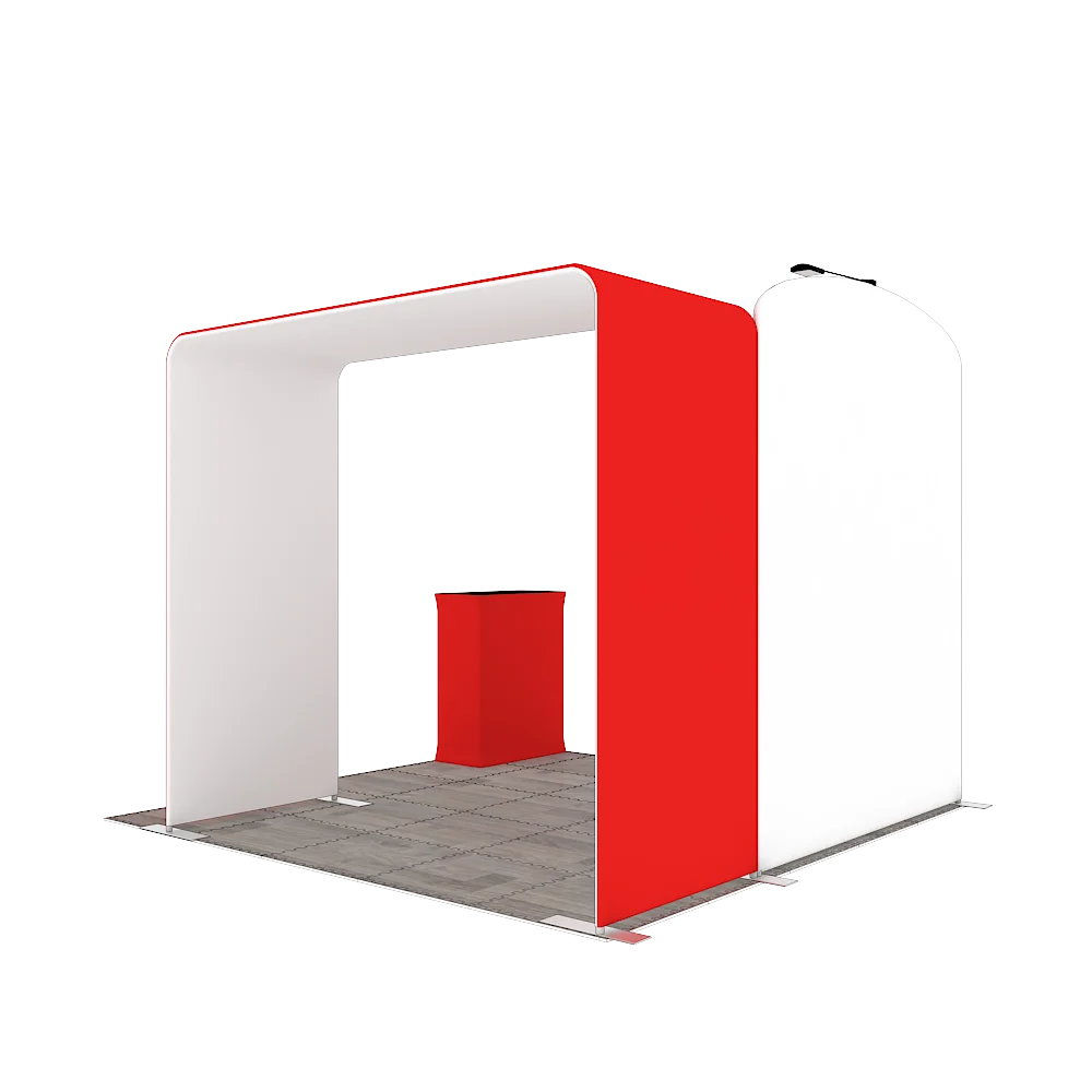 Tool Free Exhibition Backdrop Display Sublimation Design Tradeshow Booths Promotion Advertising Trade Show Booth