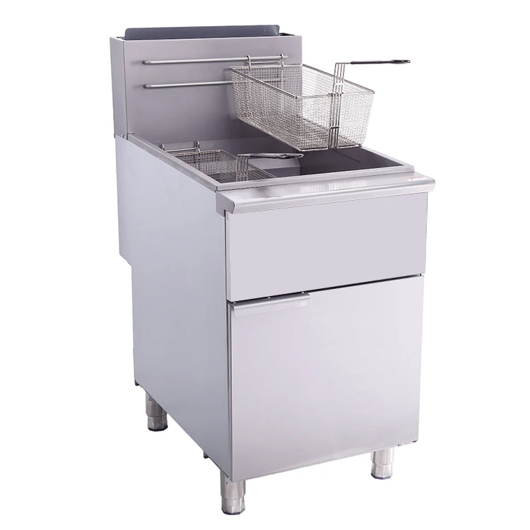 Commercial restaurant industri gas chips deep fryer machine gas fry