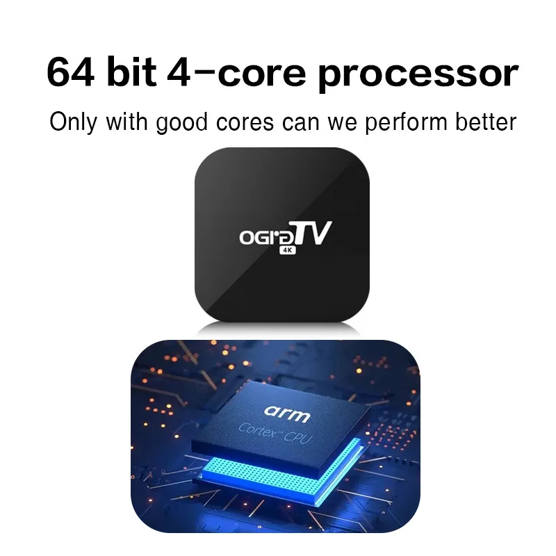 Cheap new 5G high-definition 4K network video player for home wireless WIFI TV set-top box with remote control 8G+256G OGRG