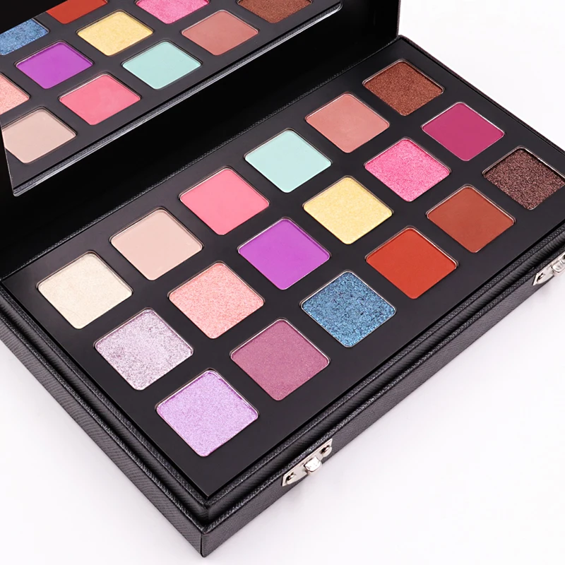 NEW Cosmetics Professional 18 Color Eye Shadow Makeup Silky Smooth Texture Shimmer Eyeshadow Palette