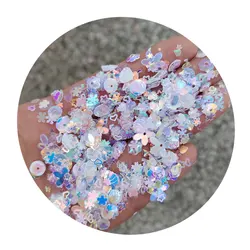 Ultra Various Shape Rabbit Maple Leaf Heart Flower Loose Sequins Glitter Paillette Wedding Decoration DIY Nail Beauty Stickers