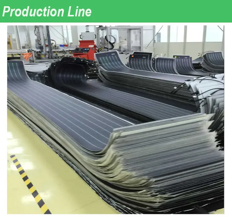 40W to 550W Rollable Thin Film ETFE Solar Panels Module Lightweight Mono Perc Flexible Solar Panels For Solar system