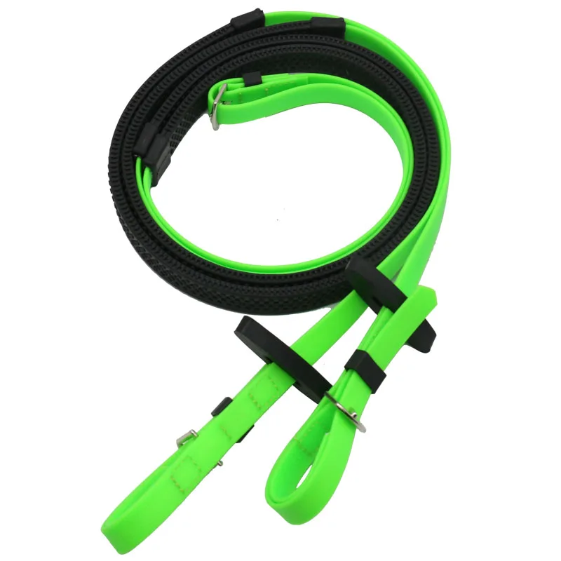 Customized Equestrian Leather Equipment Soft Flexible Rein/Lead Rope for Horse Riding Available in White Green Models Waterproof