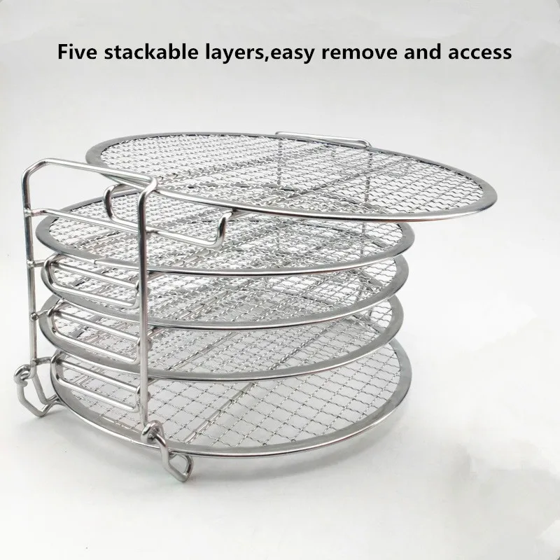 Safe and durable stainless steel dehydration rack Dishwasher safe, which make it easy to clean