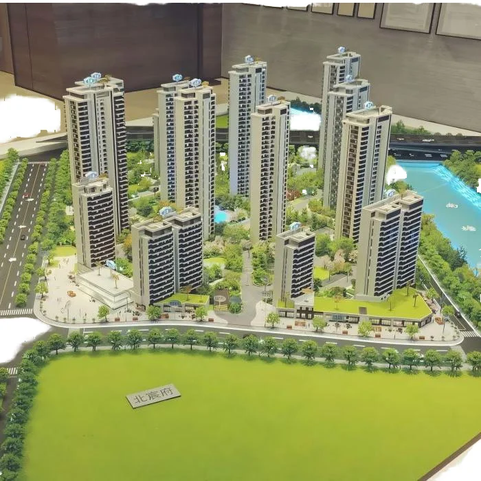 Architectural Maquette 3D Plastic Construction Projects Scale Model of Buildings and Villas