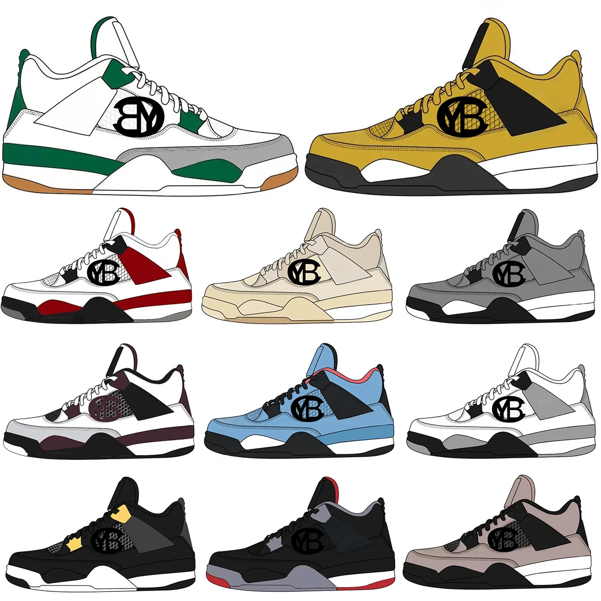 Chaussures de sport décontractées style rétro Top fournisseur en gros J4 высокая обувь для баскетбольных мячей pour hommes