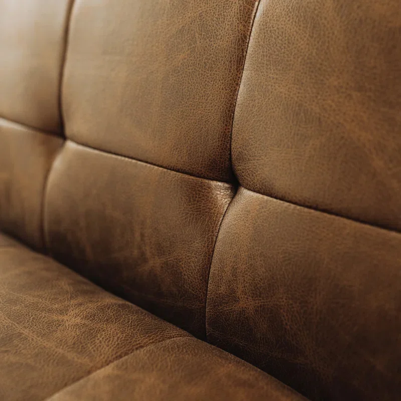 Classic Barcelona Chair Thickened Upholstered Metal Feet Bedroom Furniture Commercial Decorative Chairs Faux Leather White Bone