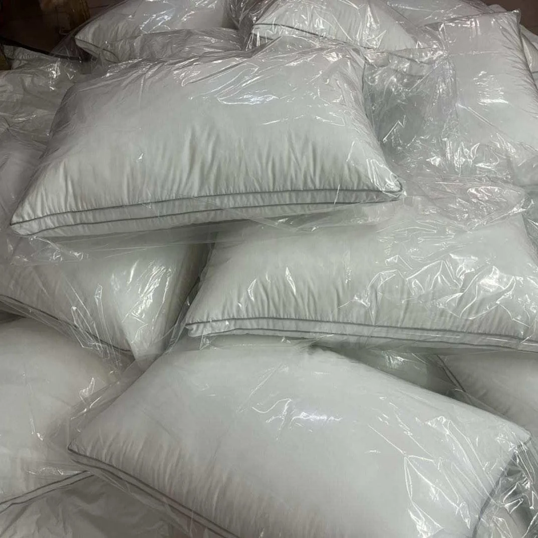 High Sale 100% Breathable Cotton Rectangle Shape King Size Pillows For home/hotel