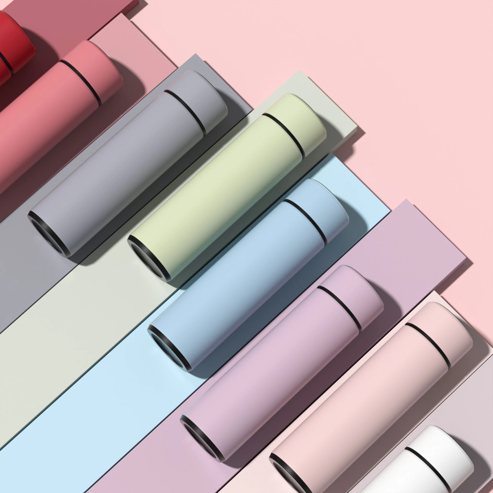 Gym Water Bottle Tumbler 500ML Termos De Aqua Vaso Termico lnox Vasos De Acero lnoxidable Stainless steel water bottles