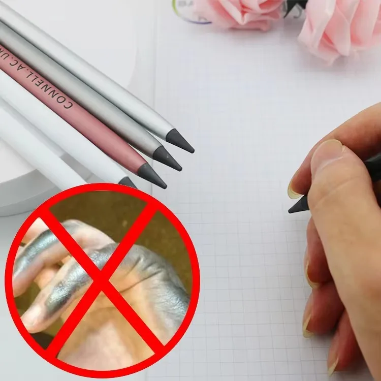 New metal inkless Pencil metallic erasable signing eternal pencil forever pencil for drawing