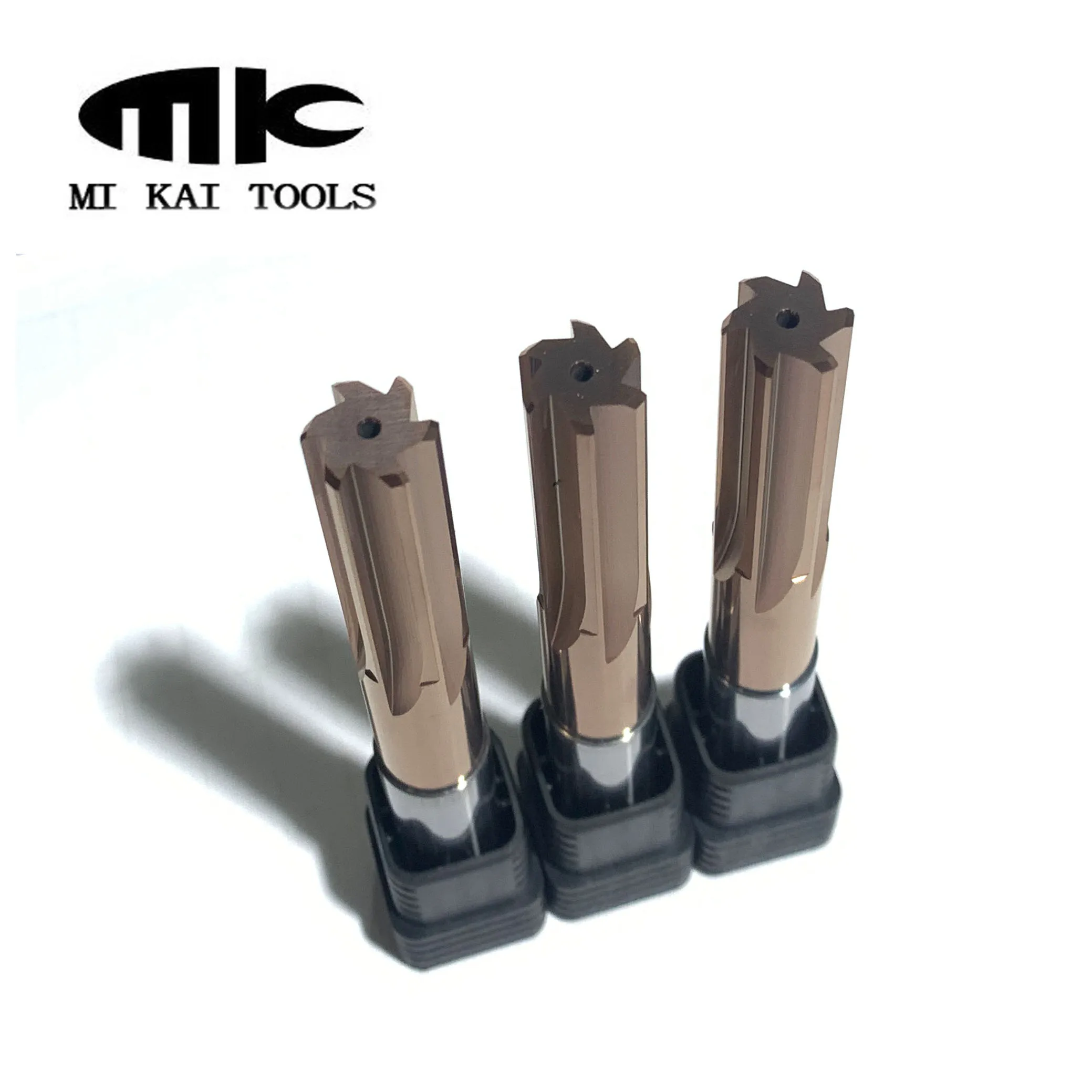 MK Customized High Quality 4 Flute Solid Carbide Straight Reamer