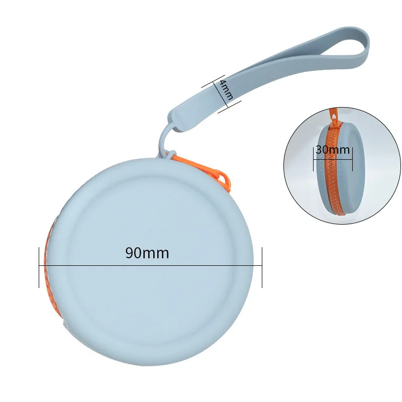 Factory Manufacture Various Women Round Pouch Mini Zip Wallet Coin Purse With Favorable Price