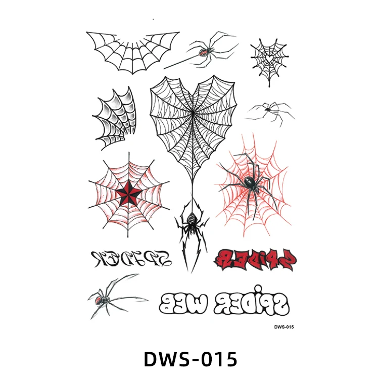 Custom Pumpkins Ghosts Waterproof Tattoo Sticker Party Halloween Temporary Tattoo