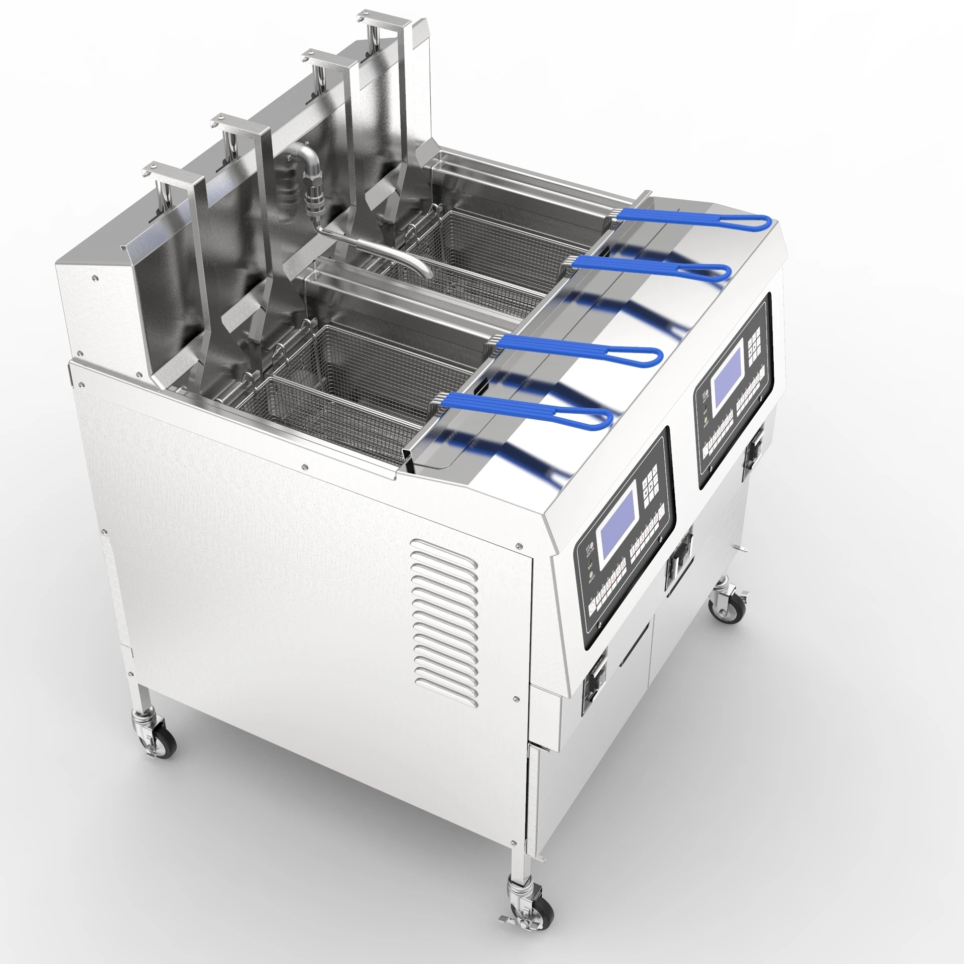 KFC fast food restaurant kitchen equipment Open Fryer Chicken Equipment 2*25L