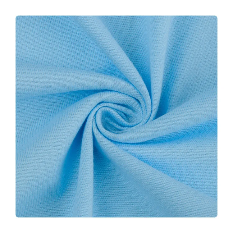 Leesourcing-Oekotex 100 Fabric For Babies Clothing Plain 94% Organic Cotton 6% Elastane