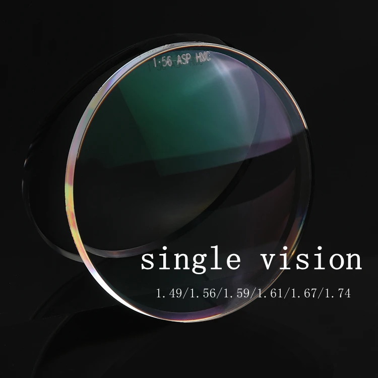 HONGCHEN 1.56  Hmc Emi Coating Single Vision Lens Manufacturer Optical Lenses Aspheric Resin Lens Eyeglasses Lenses