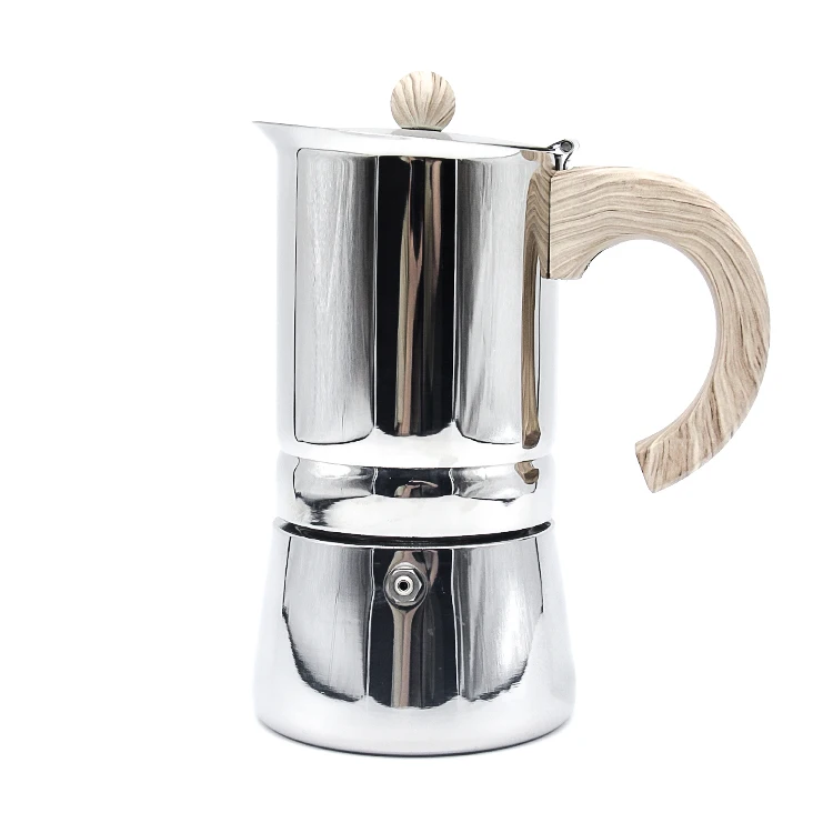 China professional outdoor coffee machine moka pot coffee maker metal coffee pot
