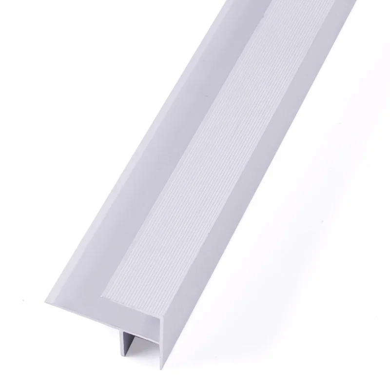 Aluminum Building Trim Metal Edging Strips Step Anti-slip Stair Nosing Profiles for Staircase Marble Tile Edge Trim Corner