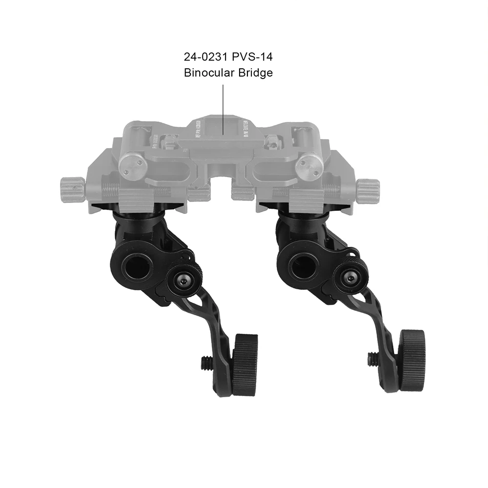 Brand New in 2024 PVS-14 NV gen2 J-Arm adapter fit for night vision mount to connect helmet 24-0259