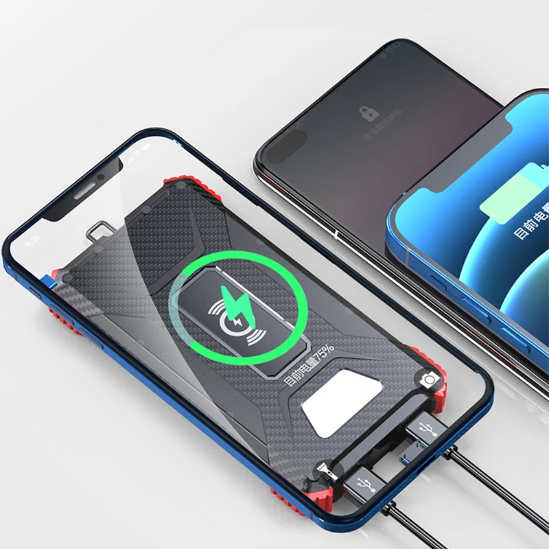 Innovative Products 2021 Solar Power Bank 20000mah Waterproof Portable Solar Mobile Charger Station Solar Charger For Cell