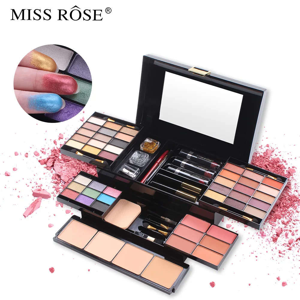 Professional Private Label Make up kit Big Beauty Cosmetics Kit Multicolor Eye shadow lip color All In One Makeup Gift Set