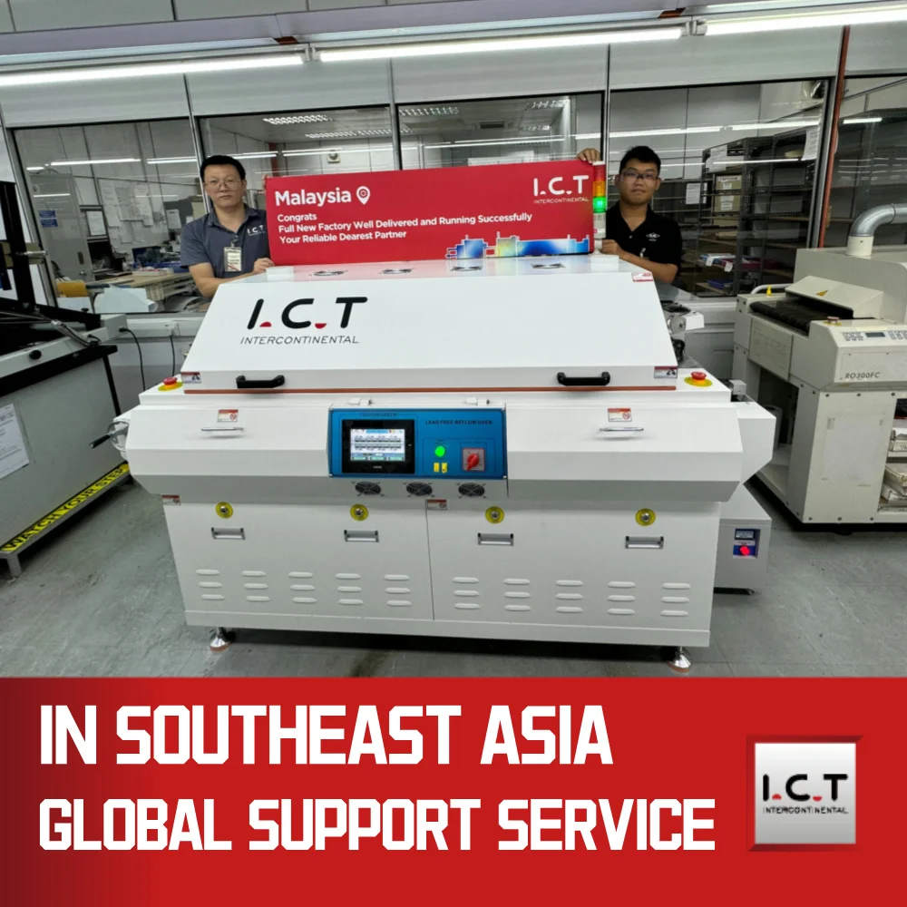 10 Heating Zones High Efficiency LED Vacuum Reflow Oven High Stability Reflow Oven SMT Assembly PCB Oven Reflow