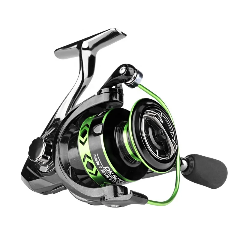 RISING Full Metal 5.2:1 Baitcasting 2000-7000 Series Enclosed Waterproof Bearings Pesca Carrete De Fishing Spinning Reels