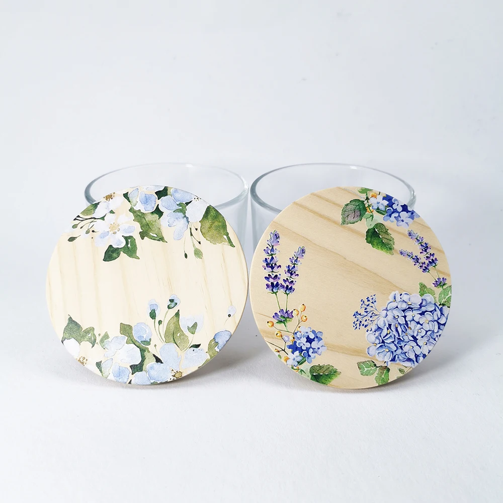 wholesale machine blown clear glass candle jar with high quality