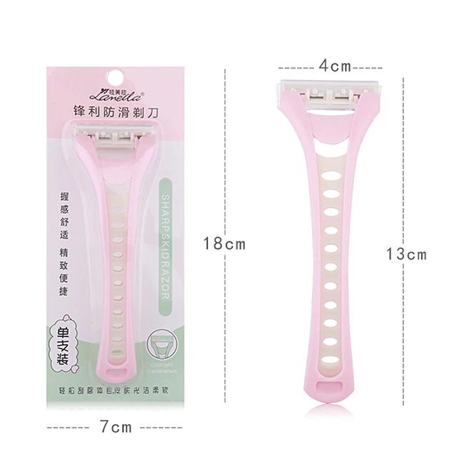 Lameila Best Seller Body Beauty Tools Shave Knife Women Single Handheld Plastic Razor Blade Shaving A0925