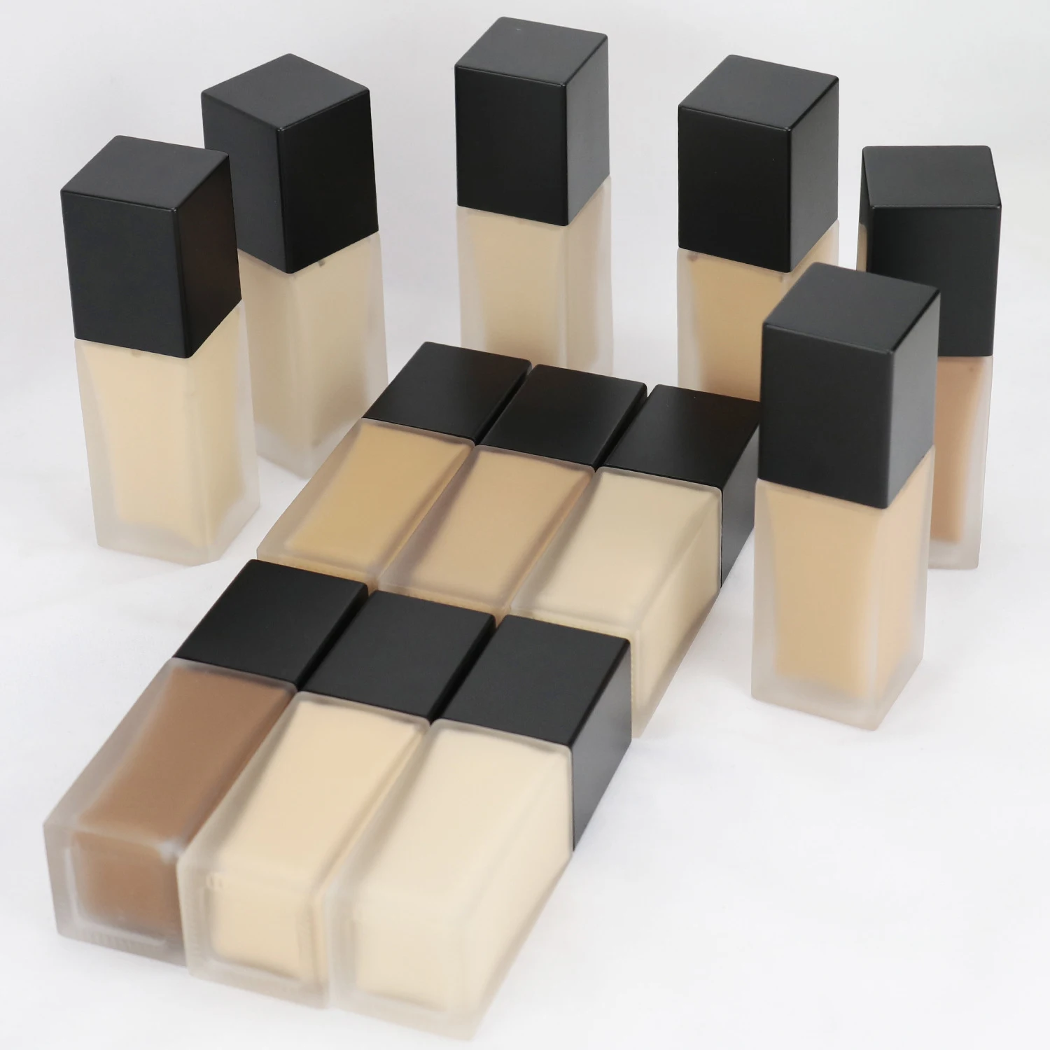 COEOVO make logo maquiagem foundation liquid fond de teint foundation for black women