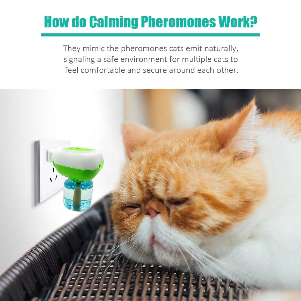 Factory Price Pet Calming Diffuser Kit Pheromone Formula Natural Smell Stress Reducing Calming Diffuser Kit