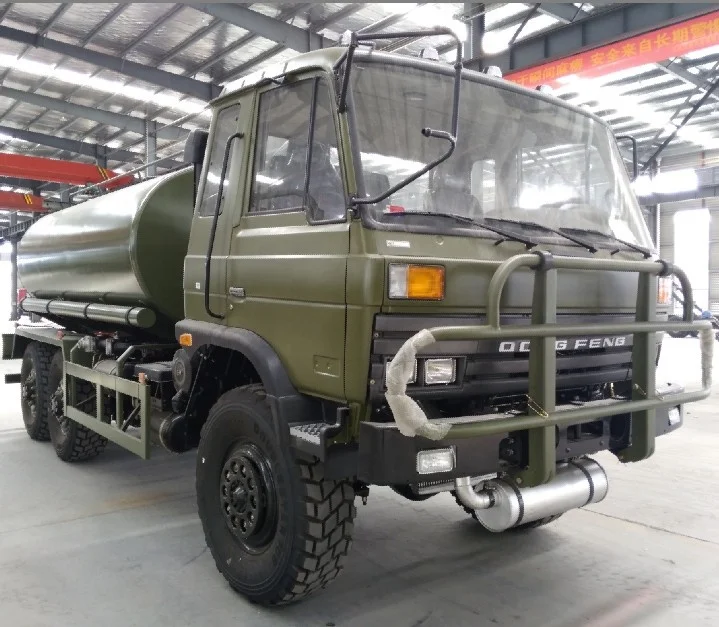 Dongfeng EQ5102G 6*6 Off Road 10000 Liter Water Tank Truck Price