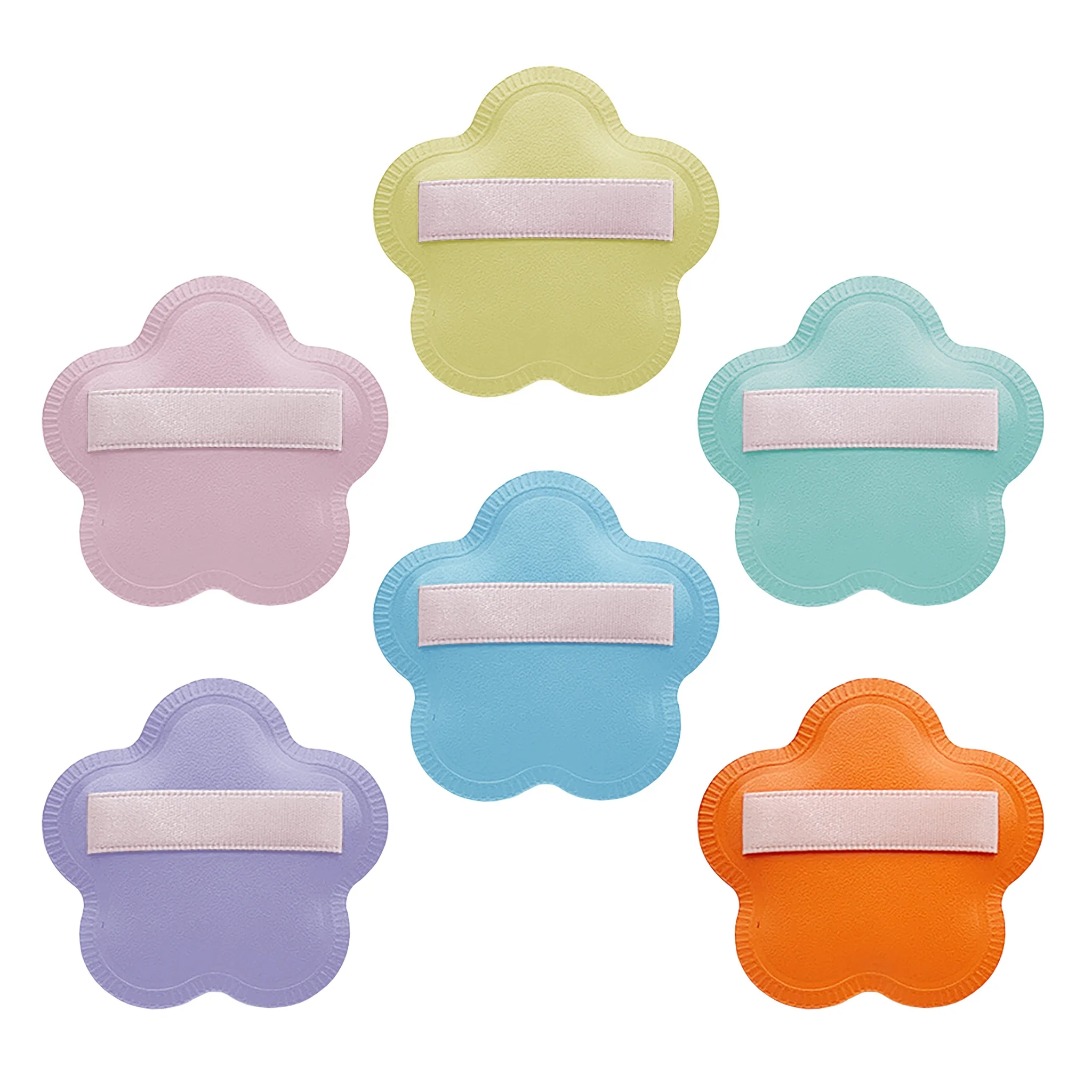 Top Seller  Powder Puff Cosmetic Makeup Sponge Puff Private Label Soft Velvet Loose Powder Puffs