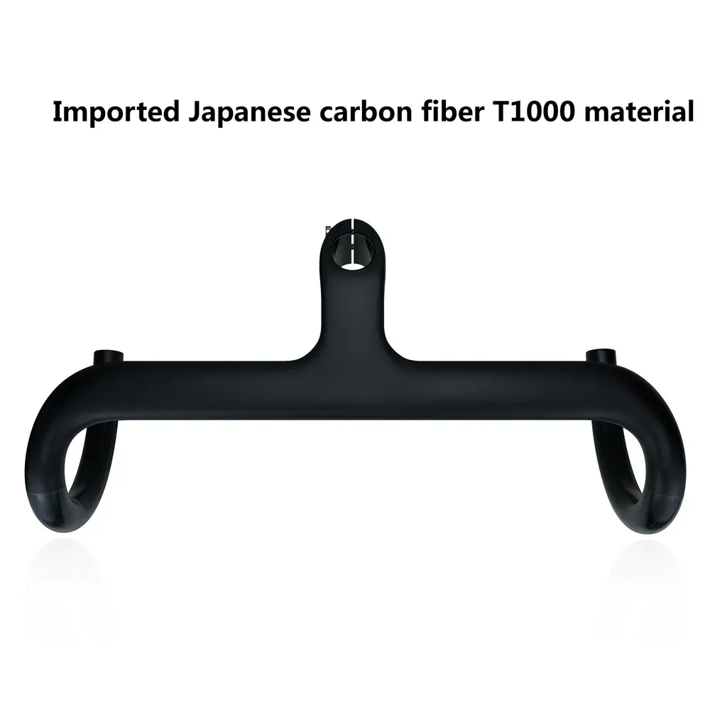 High-end Carbon Fiber T1000 Cycle Handlebar Full Carbon Fiber Bicycle Integrated Handlebar For Road Bike