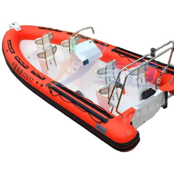 2024 RIB630 6.3m 21ft  Factory Price Rib Boat Rigid Inflatable Boat Marine China