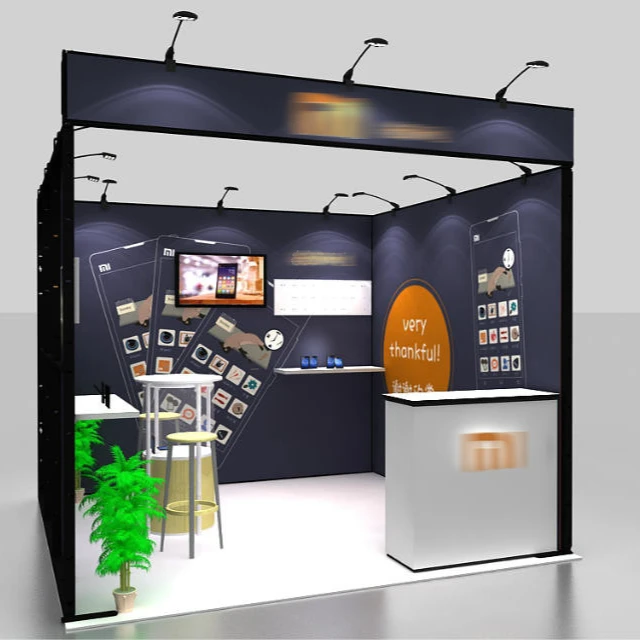 China manufacture High quality modular U shape exhibition booth