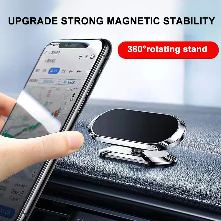 Universal Magnetic Car Phone Holder Stand Mini Multifunctional Magnetic Mobile Phone Holder For Car
